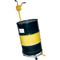 Tilting Drum Dollies, Steel, 1200 lbs. Capacity, 23-1/2" Diameter, Cast Iron Casters The Estey Group