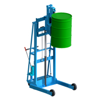 Vertical-Lift MORSPEED Drum Stacker, For 30 - 85 US Gal. (25 - 70 Imperial Gal.) The Estey Group