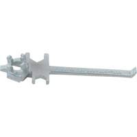Single Ended Specialty Bung Nut Wrench, 1-1/2" Opening, 7-1/2" Handle, Zinc Cast Steel The Estey Group