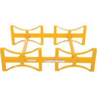 Porte-barils empilable en acier, 2 barils, Capacit&eacute; de 1600 lb, 45-1/2" la x 29-7/8" p x 12-3/4" h The Estey Group
