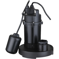 Thermoplastic Submersible Sump Pump, 2560 GPH, 115 V, 4.6 A, 1/3 HP The Estey Group