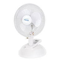 Ventilateur &agrave; pince & de bureau, Diam&egrave;tre 6", 2 vitesses The Estey Group