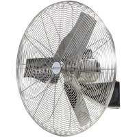 Stainless Steel Food Service Washdown Air Circulating Fans, Industrial, 1 Speed, 20" Diameter The Estey Group
