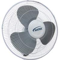 Ventilateur mural oscillant, Commercial, 3 vitesses, Diam&egrave;tre de 16" The Estey Group