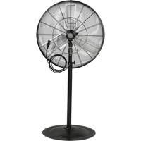 Waterproof Motor Misting & Oscillating Pedestal Fan, Heavy-Duty, 3 Speed, 30" Diameter The Estey Group