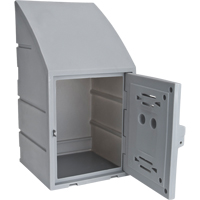 Locker, 15" x 15" x 31", Grey, Assembled The Estey Group