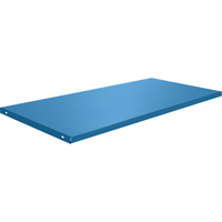 Cabinet Workbench - Shelves, 58 3/4" x 300 lbs. Capacity, Steel, Blue The Estey Group