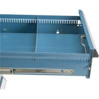 Pedestal Workbench with One Door & Two Drawers, 2 Drawers, 18" W x 21" D x 28" H The Estey Group