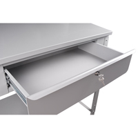Pupitre d'atelier ouvert, 34-1/2" la x 30" p x 53" h, Gris The Estey Group