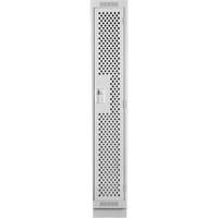 Casiers Clean Line, 12" x 18" x 76", Acier, Gris, Rivet (assembl&eacute;), Perfor&eacute; The Estey Group