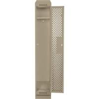 Casiers Clean Line, 12" x 15" x 82", Acier, Beige, Rivet (assembl&eacute;), Perfor&eacute; The Estey Group