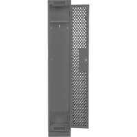 Casiers Clean Line, 12" x 15" x 76", Acier, Charbon, Rivet (assembl&eacute;), Perfor&eacute; The Estey Group