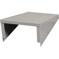 Clean Line Economy Lockers Slope Top, 1 Bank, 18" D x 12" W x 6" H, Grey, Steel The Estey Group