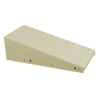Clean Line Economy Lockers Slope Top, 1 Bank, 18" D x 12" W x 6" H, Beige, Steel The Estey Group