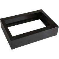 All-Welded Concorde - Heavy-Duty Lockers Recessed Base, 1 Banks, 4" H x 12" W x 17" D, Black, Steel The Estey Group
