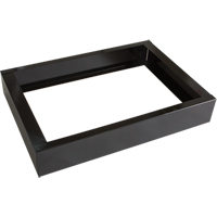 All-Welded Concorde - Heavy-Duty Lockers Recessed Base, 2 Banks, 4" H x 24" W x 17" D, Black, Steel The Estey Group