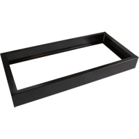 Base encastr&eacute;e pour casiers robustes enti&egrave;rement soud&eacute;e Concorde, 3 Blocs, 4" lo x 36" la x 17" p, Noir, Acier The Estey Group