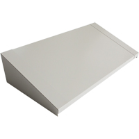 All-Welded Concorde - Heavy-Duty Lockers Sloping Top, 3 Bank, 18" D x 36" W x 6" H, Grey, Steel The Estey Group