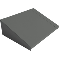 All-Welded Concorde - Heavy-Duty Lockers Sloping Top, 2 Bank, 18" D x 24" W x 6" H, Steel The Estey Group