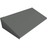 Dessus inclin&eacute; pour casiers robustes enti&egrave;rement soud&eacute; Concorde, Bloc de 3, 18" p x 36" la x 6" ha, Acier The Estey Group