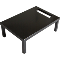 All-Welded Concorde Free Standing Locker Base, 2 Banks, 6" H x 24" W x 18" D, Black, Steel The Estey Group