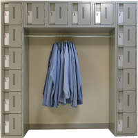 Archettes Concorde Heavy Duty Lockers, 16 -tier, Bank of 3, 18" x 72" x 72", Steel The Estey Group