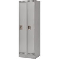 Casiers, Bloc de 2, 24" x 18" x 76", Acier, Gris, D&eacute;mont&eacute; The Estey Group