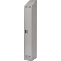 Assembled Lockers, 12" x 18" x 72", Steel, Grey, Rivet (Assembled) The Estey Group
