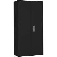 Wardrobe Storage Cabinet, Steel, 36" W x 18" D x 72" H, Black The Estey Group