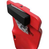 Sommier rouge &agrave; profil bas, en plastique robuste The Estey Group