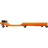 Sommier orange n&eacute;on &agrave; profil bas, en plastique robuste The Estey Group