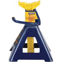 Jack Stand, Locking Handle/Ratchet, 3 tons Capacity, 19" H The Estey Group