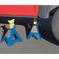 Jack Stand, Locking Handle/Ratchet, 6 tons Capacity, 25-1/4" H The Estey Group