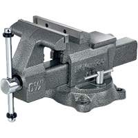K65 Professional Workshop Vise, 6-1/2" Jaw Width, 3-7/8" Throat Depth, Swivel Base The Estey Group