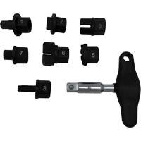 Trousse d'outils pour bouchons de vidange dhuile 8 morceaux The Estey Group