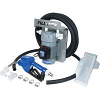 Pompe de transfert de fluide d'&eacute;chappement diesel (DEF) 115 V CA avec support pour cuve GRV et pistolet The Estey Group