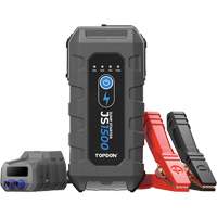 D&eacute;marreur d'appoint, survolteur, banque d'alimentation et lampe de poche JumpSurge1500 The Estey Group