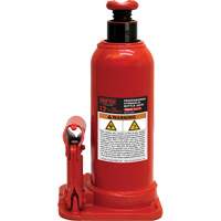 Bottle Jack with Gauge Hole, 12.5 Ton(s), 18-89/100" Raised Height The Estey Group