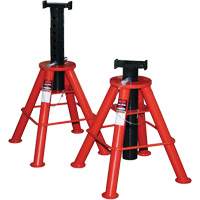 High Height Jack Stand, Locking Pin, 10 Tons Capacity, 28" - 47" H The Estey Group