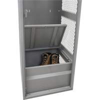 Gear Locker, Steel, 24" W x 24" D x 72" H, Grey The Estey Group
