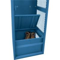 Gear Locker, Steel, 24" W x 18" D x 72" H, Dark Blue The Estey Group