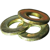 Rondelle plate SAE, 1/4", Zinc jaune The Estey Group
