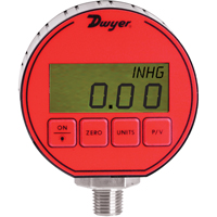 Pressure Gauge, 3" , 0 - 5000 psi, Bottom Mount, Digital The Estey Group