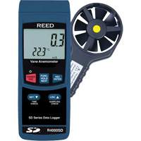 Thermo-Anemometer, Data Logging, 0.4 - 30 m/sec Air Velocity Range The Estey Group