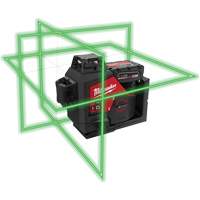 M12 360-Degree 3-Plane Cordless Laser Kit, 125' (38.1 m), 530 Nm The Estey Group