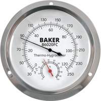 Dial Thermo-Hygrometer, 0% - 100% RH, 30 - 250°F (0 - 120°C) The Estey Group