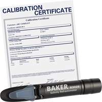 R&eacute;fractom&egrave;tre avec certificat ISO, Analogue (verre-regard)-Num&eacute;rique, Salinit&eacute; The Estey Group