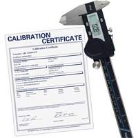 Pied &agrave; coulisse num&eacute;rique de 6" (150 mm) avec certificat de traçabilit&eacute; de l'&eacute;talonnage, R&eacute;solution de 0,0005" (0,01 mm), 0" - 6" (0 mm - 150 mm) gamme de mesure The Estey Group