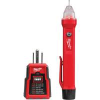 Voltage Detector & GFCI Receptacle Tester Kit, 50 V - 1000 V, Display & Sound Alert The Estey Group