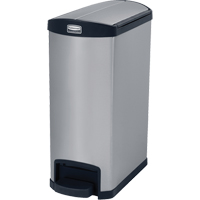 Slim Jim&reg; Waste Container, Stainless Steel, 13 US gal. Capacity The Estey Group